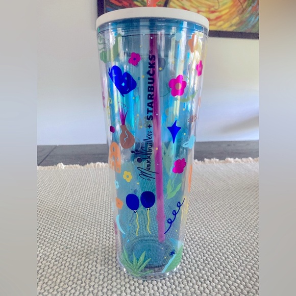 Buenas Vibras Starbucks 24oz tumbler Manuela Guillen collection - Picture 4 of 11